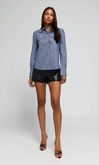 Allure Striped Poplin Shirt