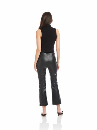 Sigourney Pintuck Faux Leather Pants