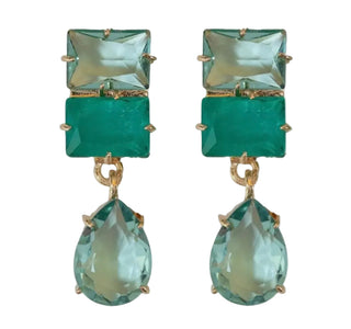 Amalfi Turquoise Gem Drop Earrings