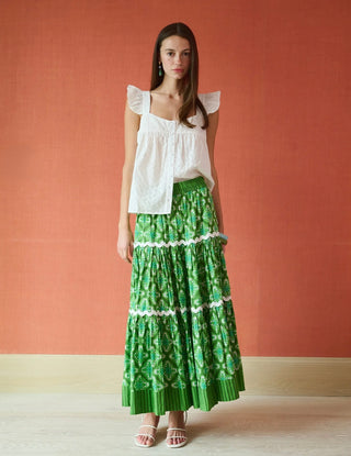 Tiered Maxi Skirt