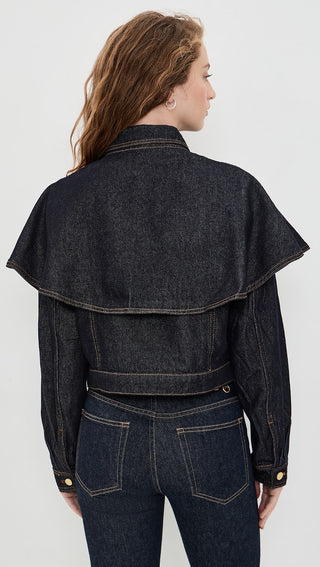 Roxie Cape Denim Jacket