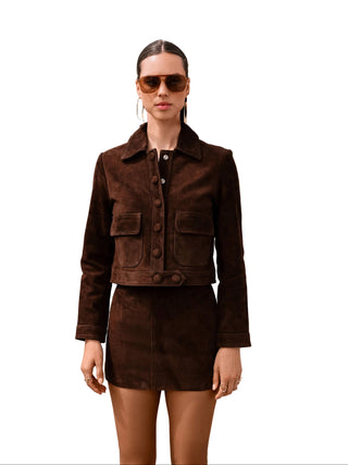 Unwritten Goat Suede Leather Jacket