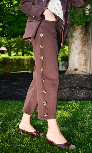 Larg Button Jeans