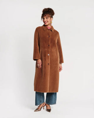 Paulette Coat - Brown - S