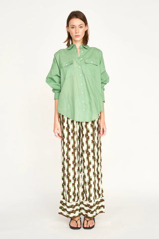 Woodstock Pant in Chocolate Mint Hopscotch