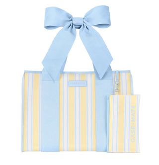 Cabana Stripe Bow Jelly Tote Bag