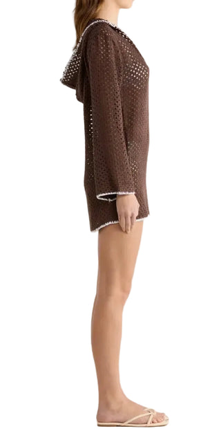 Brown Cover Up Dress