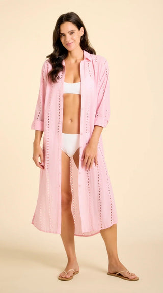 Positano Maxi Shirt Dress