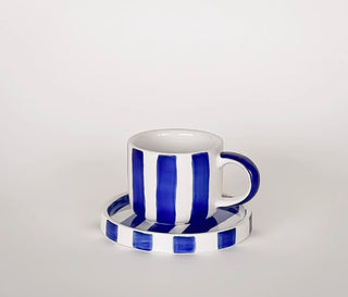 Espresso Stripes - Mare Blue (Set of 2 - 4 Pieces)