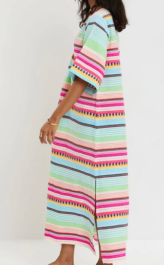 Edna V Neck Caftan - Beali Festival