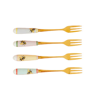 Bees Cake Forks - Set of 4