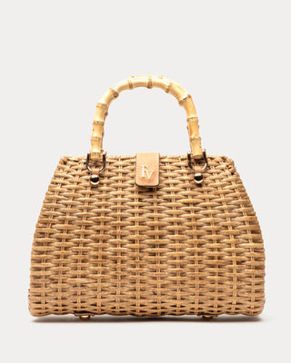 Rooster Wicker w/Bamboo Handle