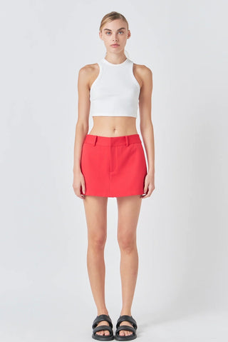 Low Waisted Mini Skort