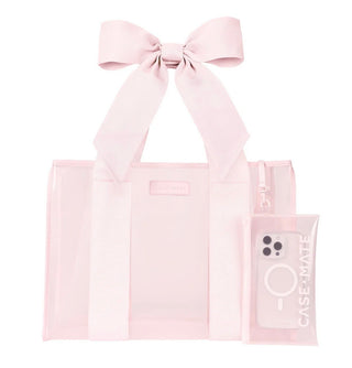 Ballet Pink Bow Jelly Tote Bag
