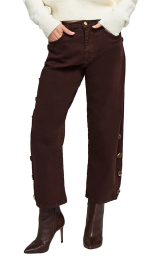 Larg Button Jeans