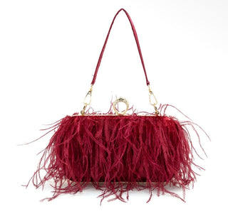 Feathers Evening Clutch