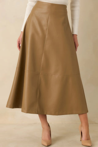 Callahan Vegan Leather Skirt