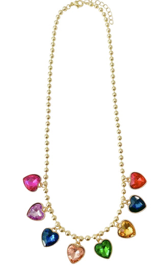 Sweetheart Multicolor Heart Necklace