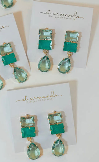 Amalfi Turquoise Gem Drop Earrings