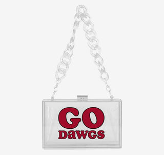 Clear Clutch- Go Dawgs