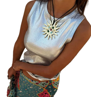 Metallic Tank Top