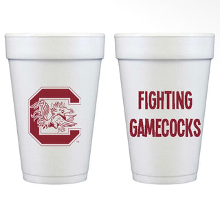 University South Carolina Gameckock Foam Cups (10 Ct Bag)