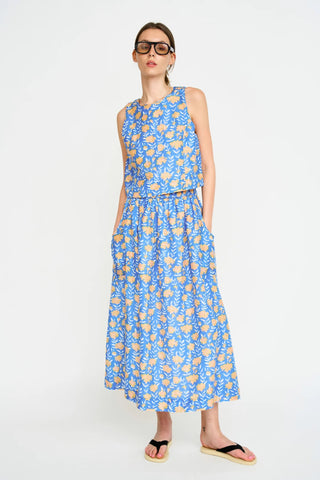 Verona Skirt in Tangerine Carnation