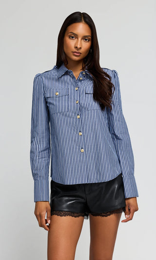Allure Striped Poplin Shirt