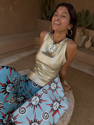 Metallic Tank Top