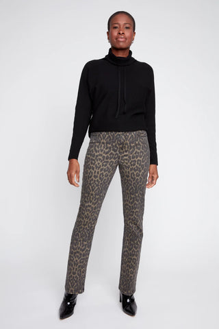 Drawstring Funnel Neck Sweater