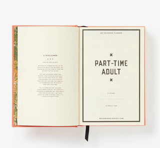 Brass Monkey Part-Time Adult Undated Daily Planner