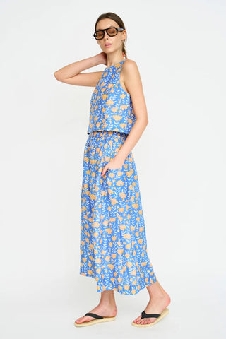 Verona Skirt in Tangerine Carnation