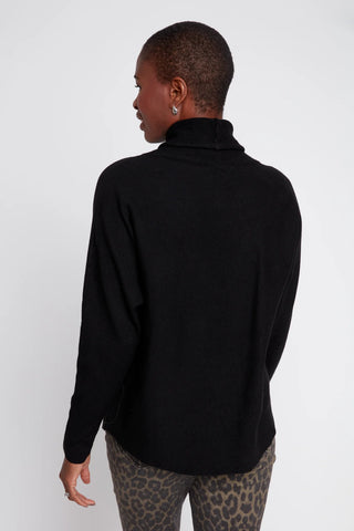 Drawstring Funnel Neck Sweater