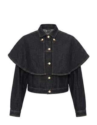 Roxie Cape Denim Jacket
