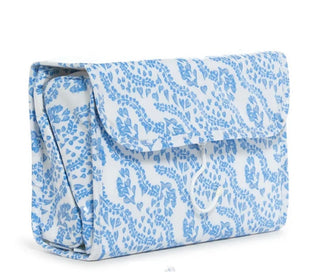 Luxe Gloss Hanging Toiletry Case - All Heart Blue
