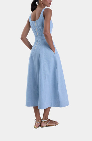Lilliana Denim Maxi Dress