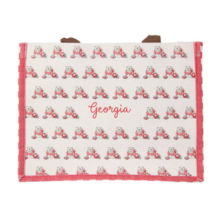 Bulldogs Pattern Tote Bag