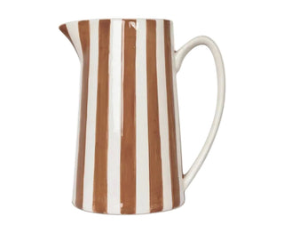 Brown Striped Pitcher