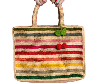 Mae Raffia Tote