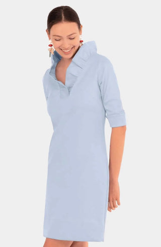 Ruffle Neck Dress