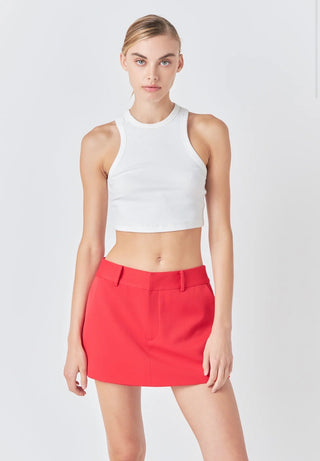 Low Waisted Mini Skort