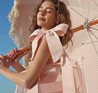 Ballet Pink Bow Jelly Tote Bag