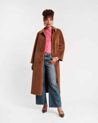 Paulette Coat - Brown - S
