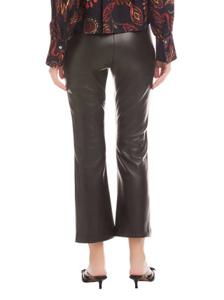 Sigourney Pintuck Faux Leather Pants
