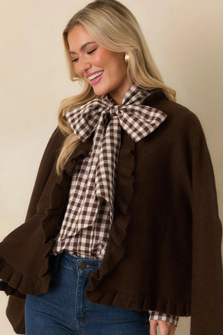 Sabrina Ruffle Cardigan