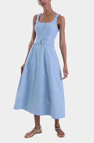 Lilliana Denim Maxi Dress