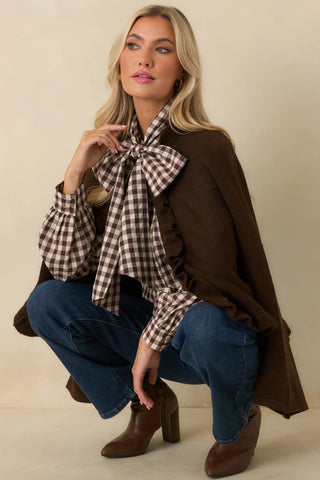 Sabrina Ruffle Cardigan