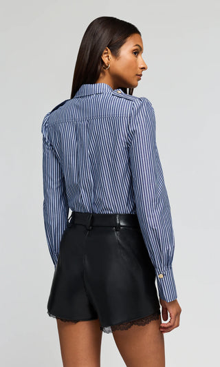 Allure Striped Poplin Shirt