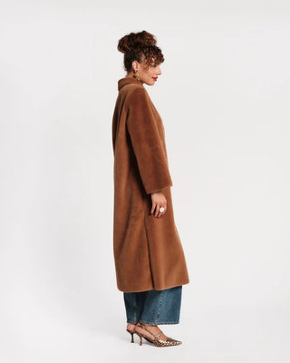 Paulette Coat - Brown - S