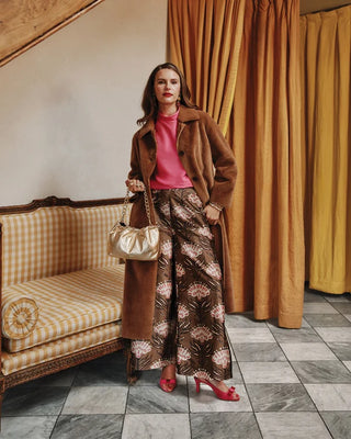 Paulette Coat - Brown - S